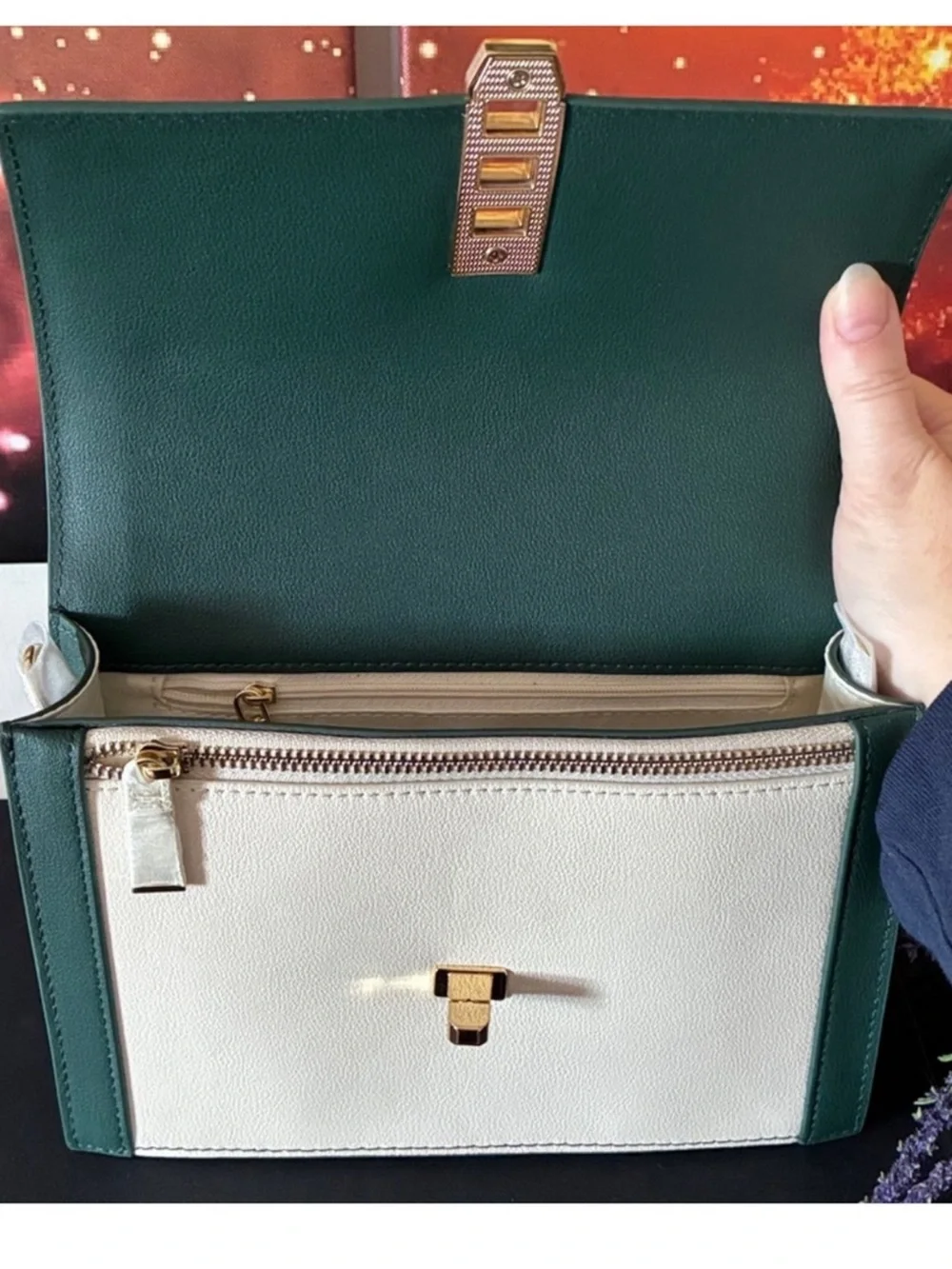 Bolvaint Paris NWT Leonie Leather Crossbody Clutch with Dust Bag, Retails $1,900 - Picture 8 of 15
